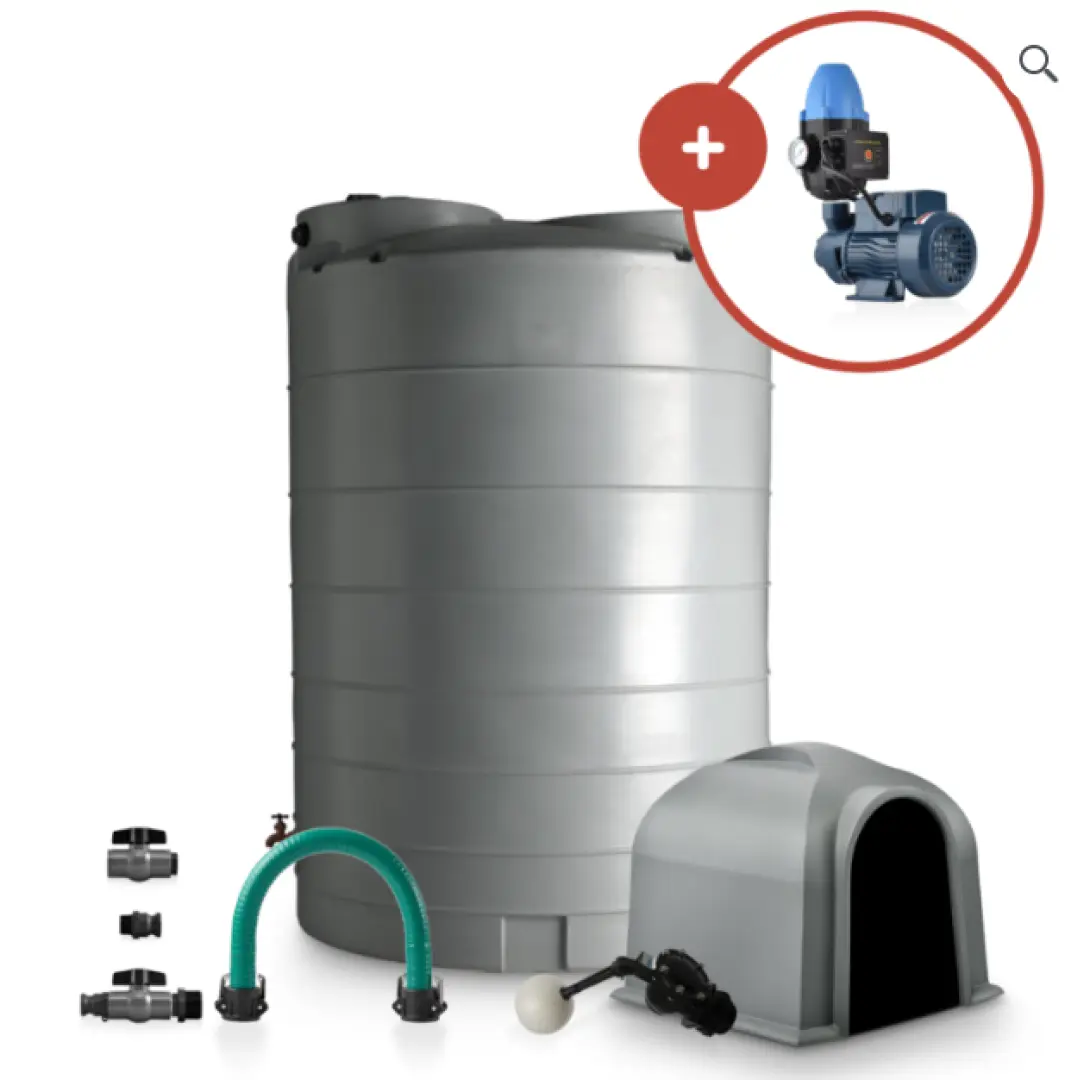 2500L Vertical Tank and 0.37kW Pump Combo | JoJo