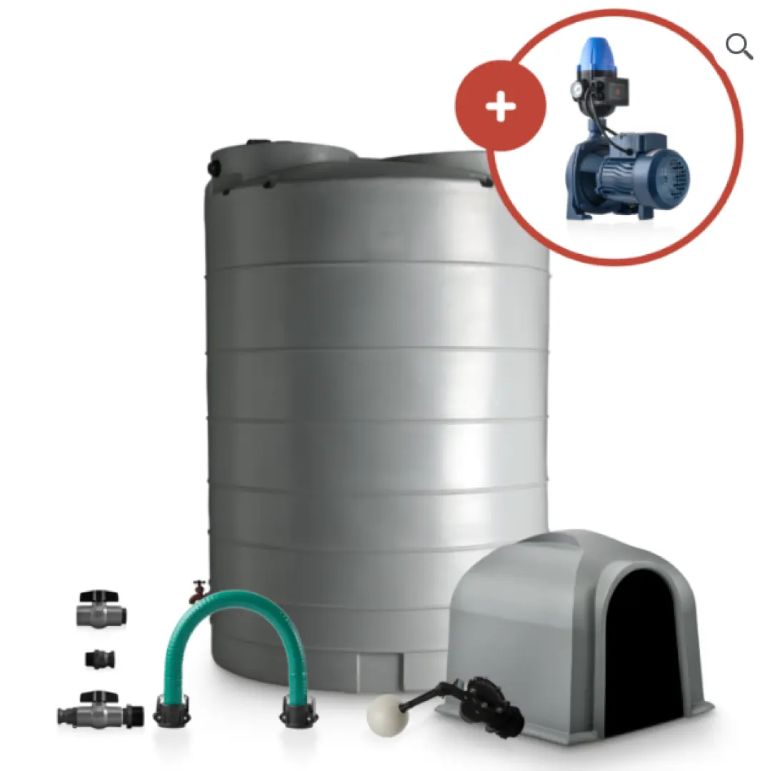 2500L Vertical Tank and 0.55kW Pump Combo | JoJo