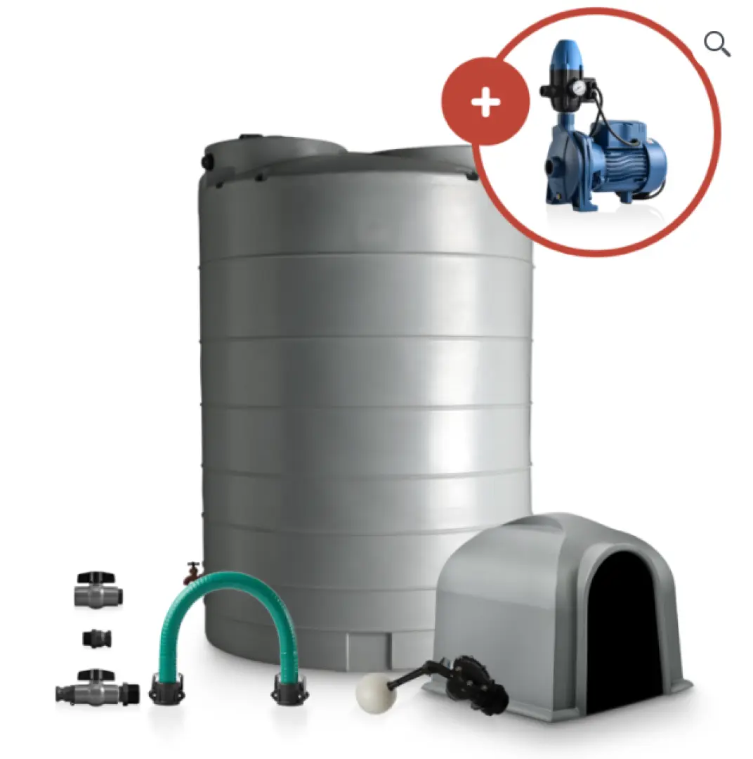 2500L Vertical Tank and 0.75kW Pump Combo | JoJo