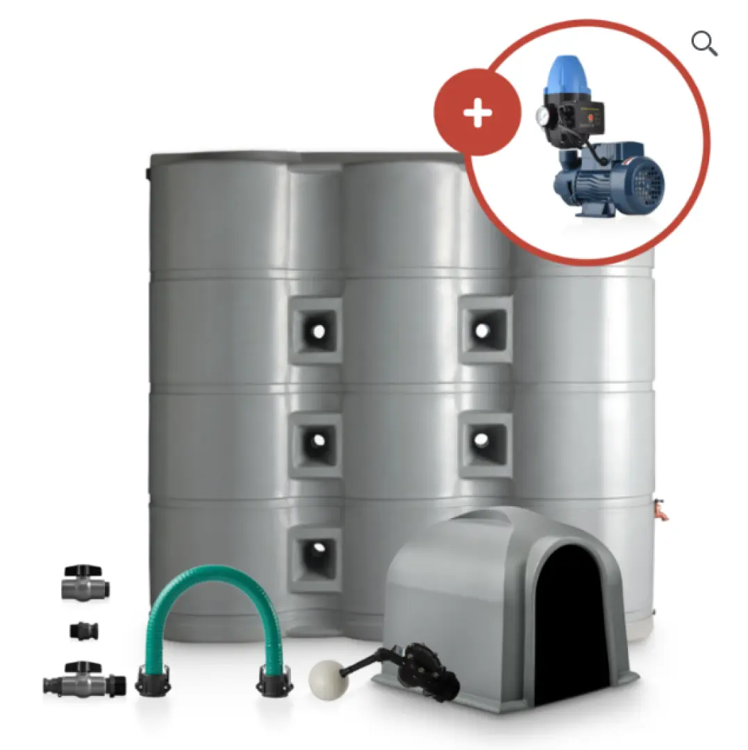 3000L Slim Tank and 0.75kW Pump Combo | JoJo
