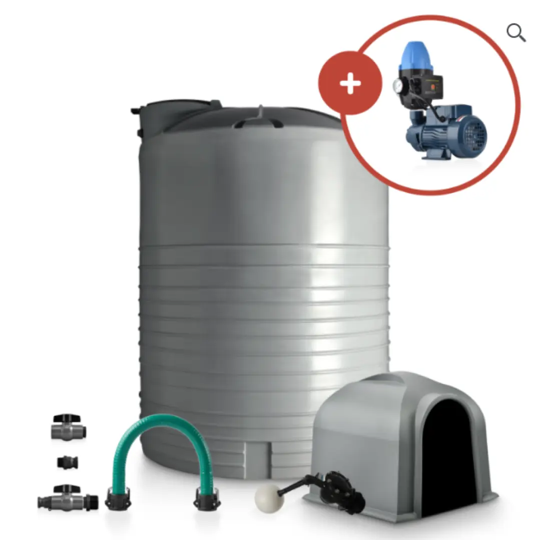 5000L Vertical Tank and 0.55kW Pump Combo | JoJo