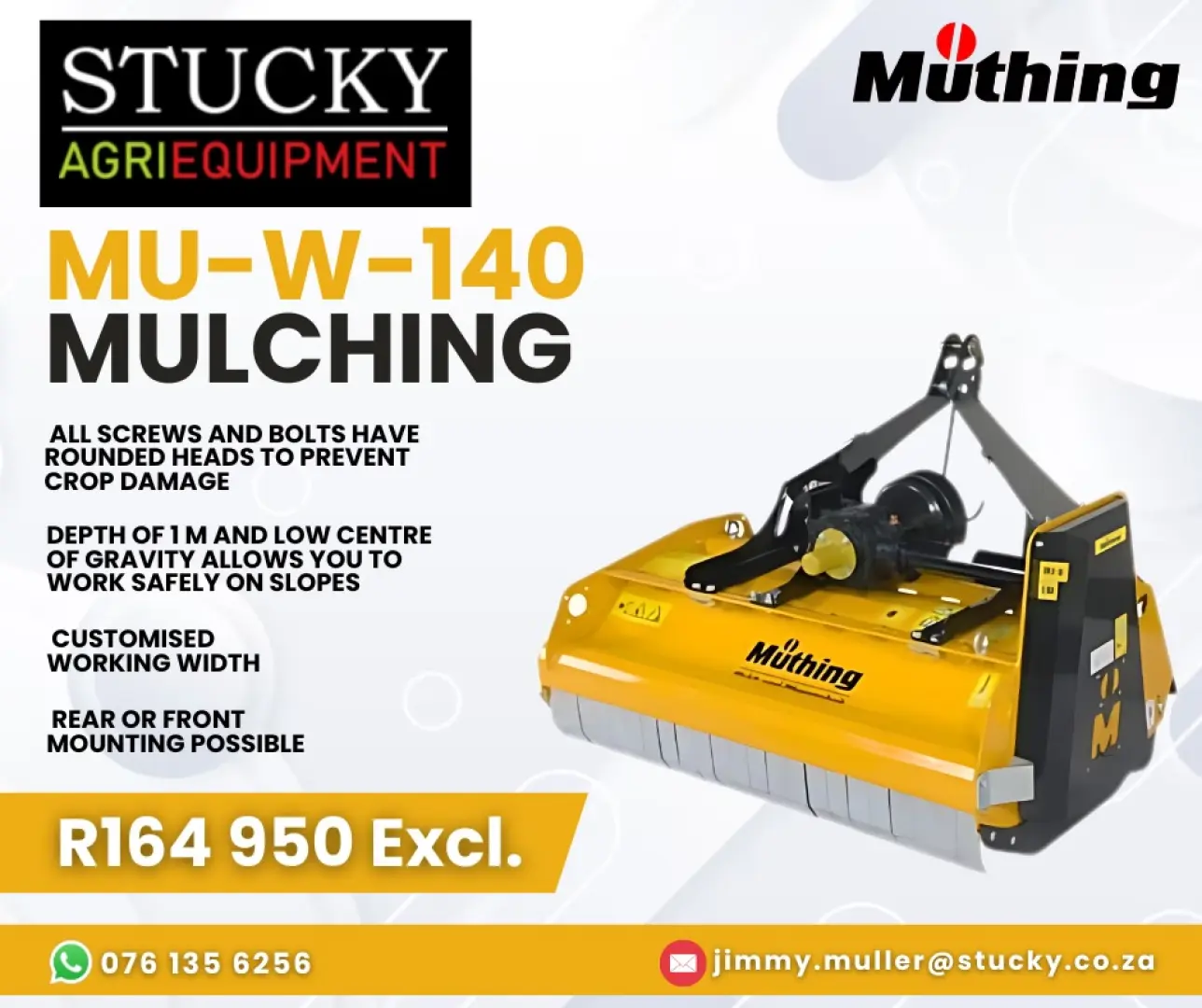 MU-W-140 Mulcher | Stucky Agri 