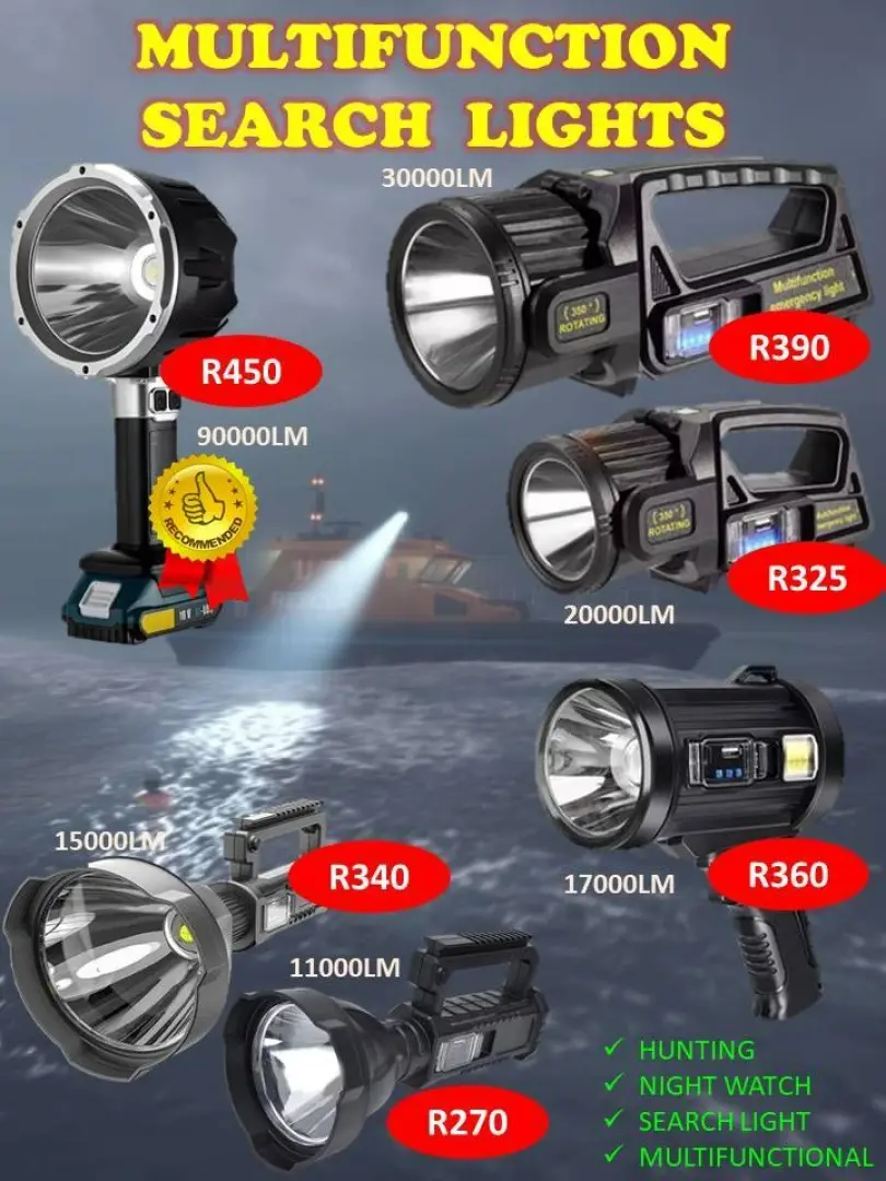 MULTI – FUNCTION SEARCH LIGHTS |  11000LM | Outdoor Innovation