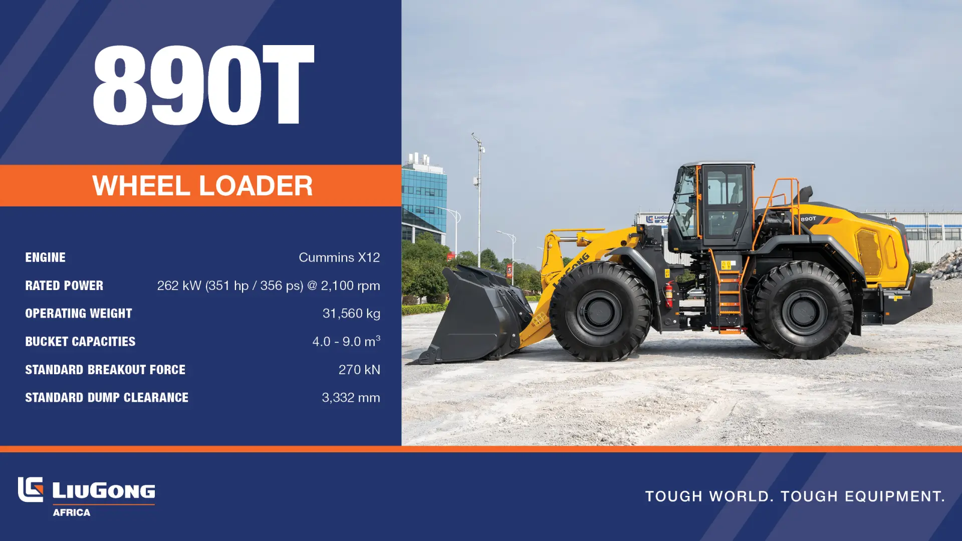 890T Wheel loader | LiuGong Africa