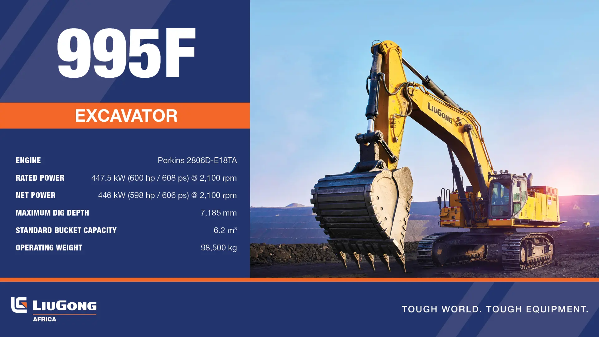 995F Excavator | LiuGong Africa