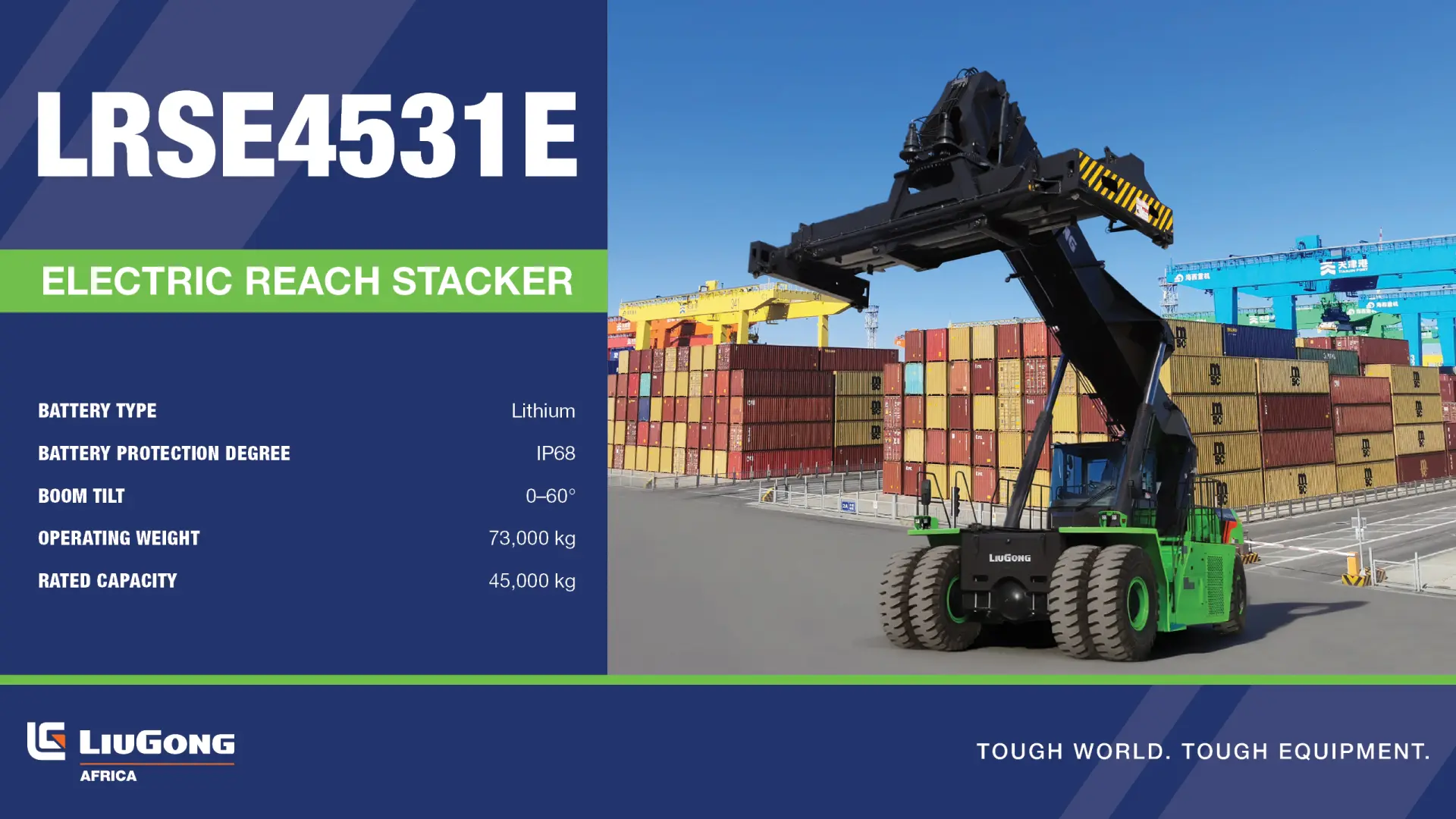 LRSE4531E Electric reach stacker | LiuGong