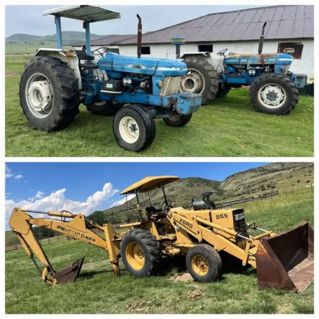 Ford 7610 , 6610 en Ford 555tlb   Al 3 lopend   Kan apart ook verkoop word | MK Landbou Dienste