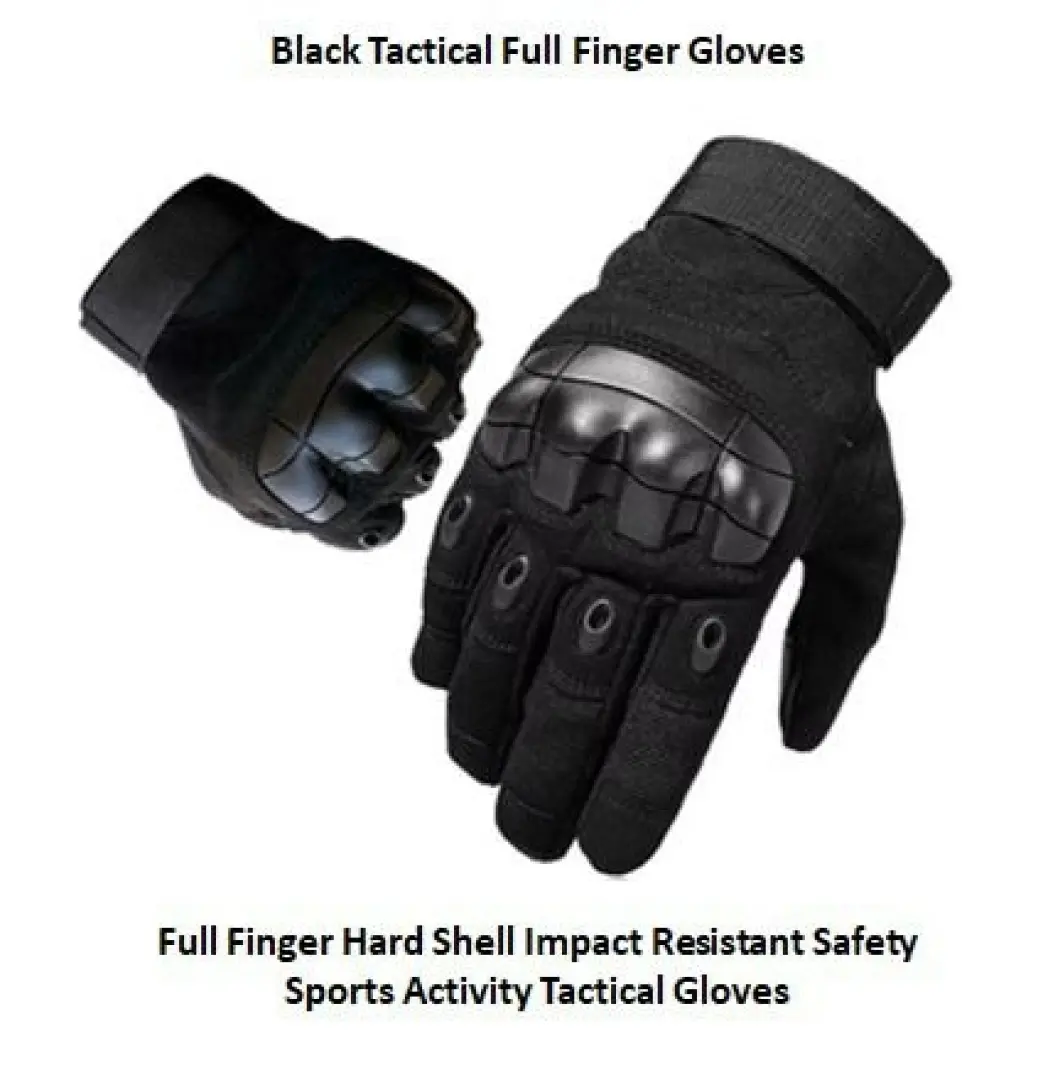 The Black Tactical Half Finger Glove | Outdoor Innovation
