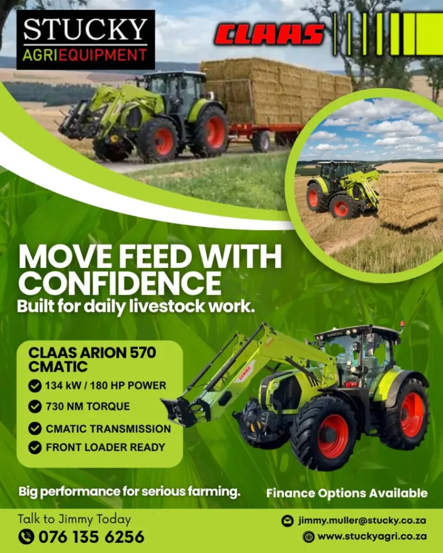 Move feed with confidence | Claas Arion 570 cmatic | Stucky Agri 