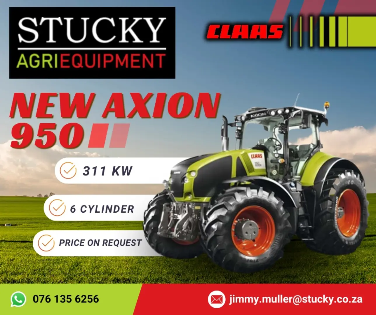 Claas Axion 950 | Stucky Agri