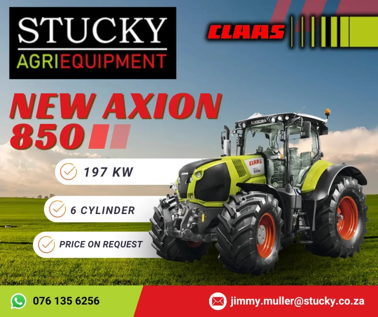 Claas Axion 850 | Stucky Agri