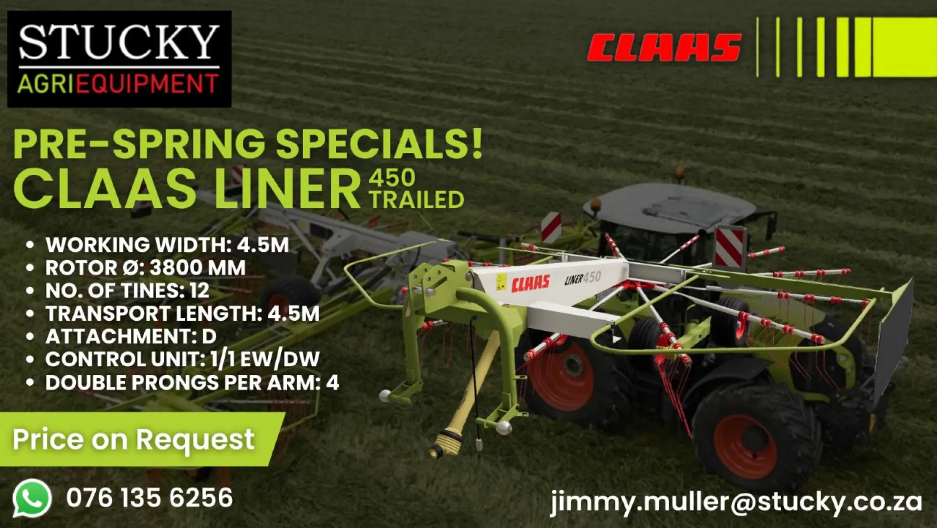 Claas Liner 450 trailed | Stucky Agri 