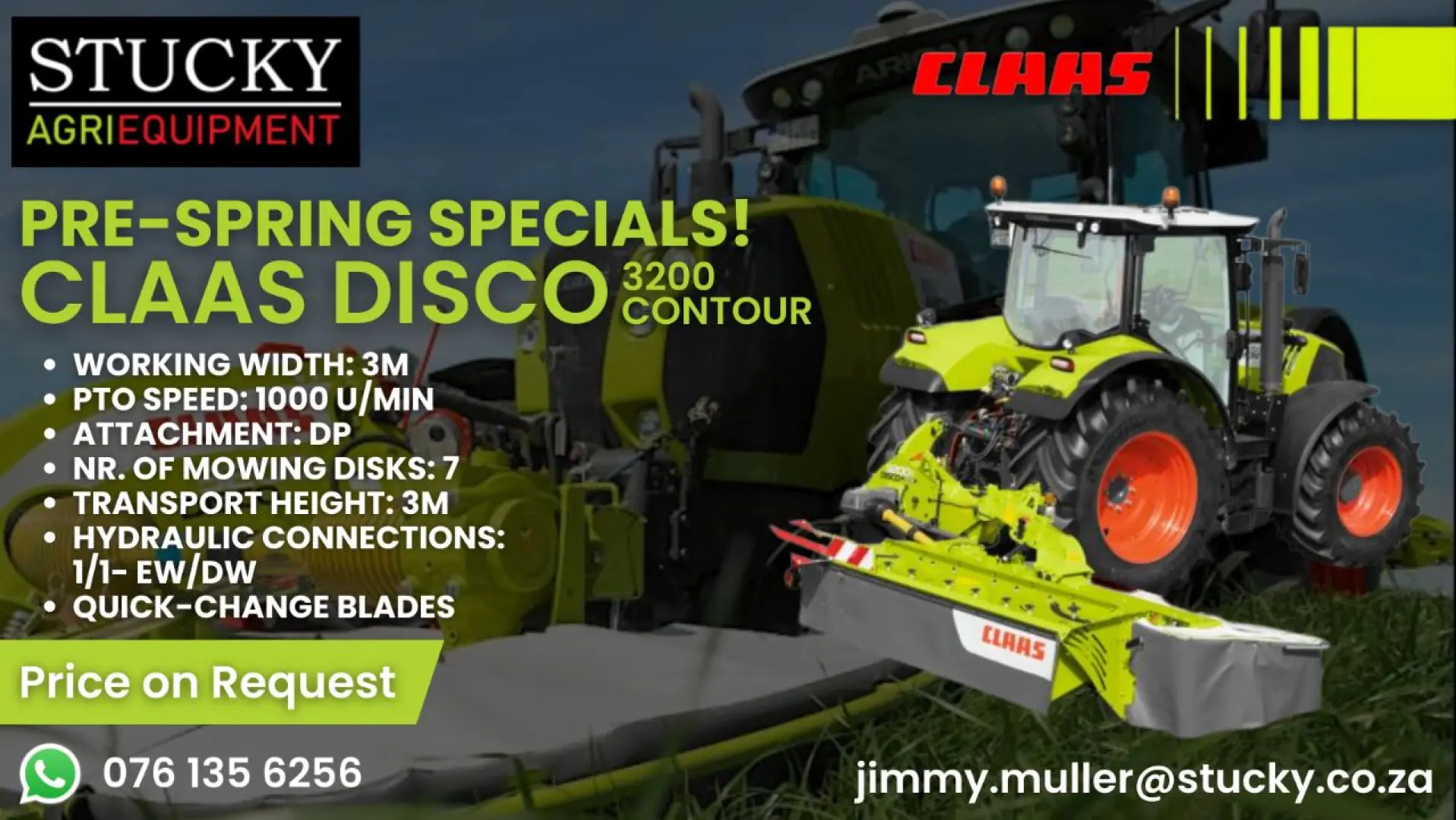 Claas Disco 3200 Contour | Stucky Agri 