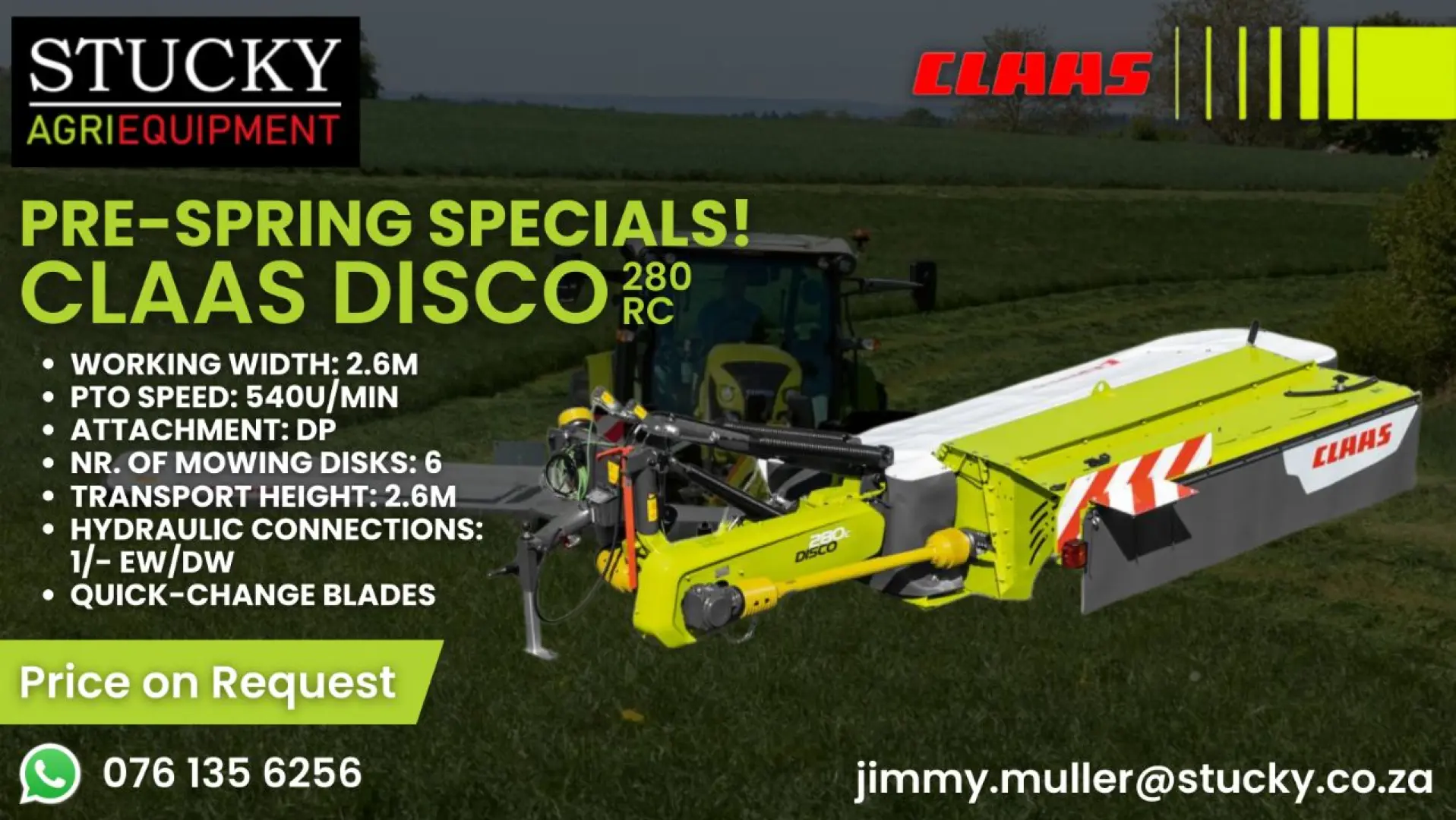 Claas Disco 280RC | Stucky Agri