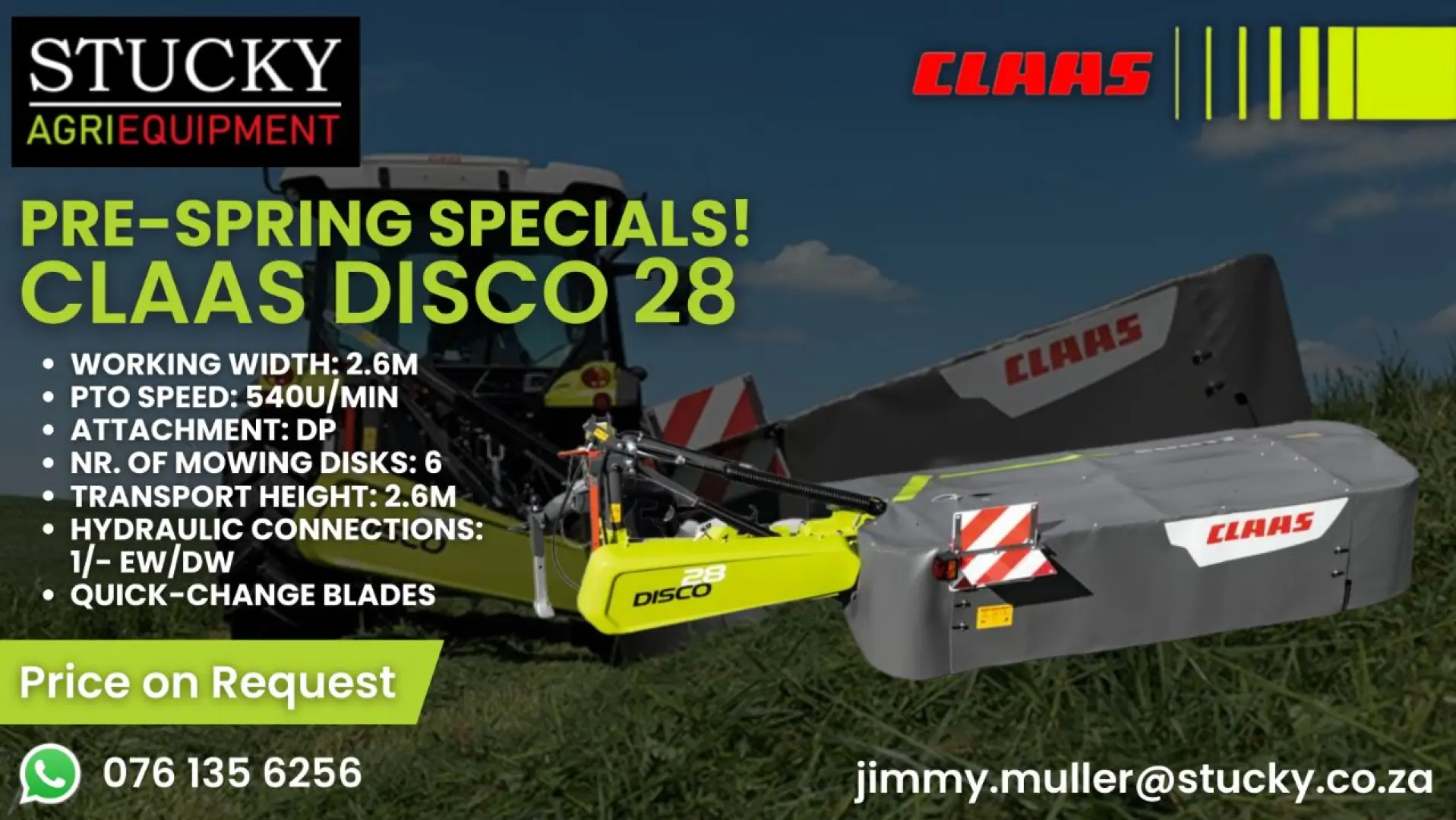 Claas Disco 28 | Stucky Agri
