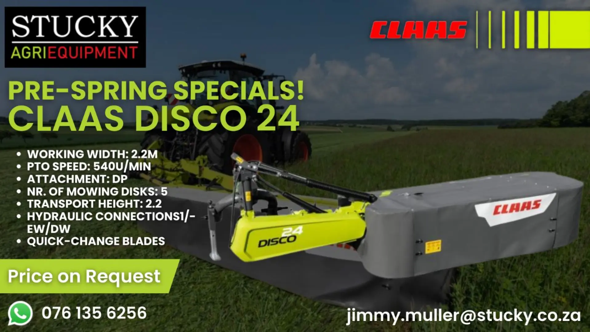Claas Disco 24 | Stucky Agri