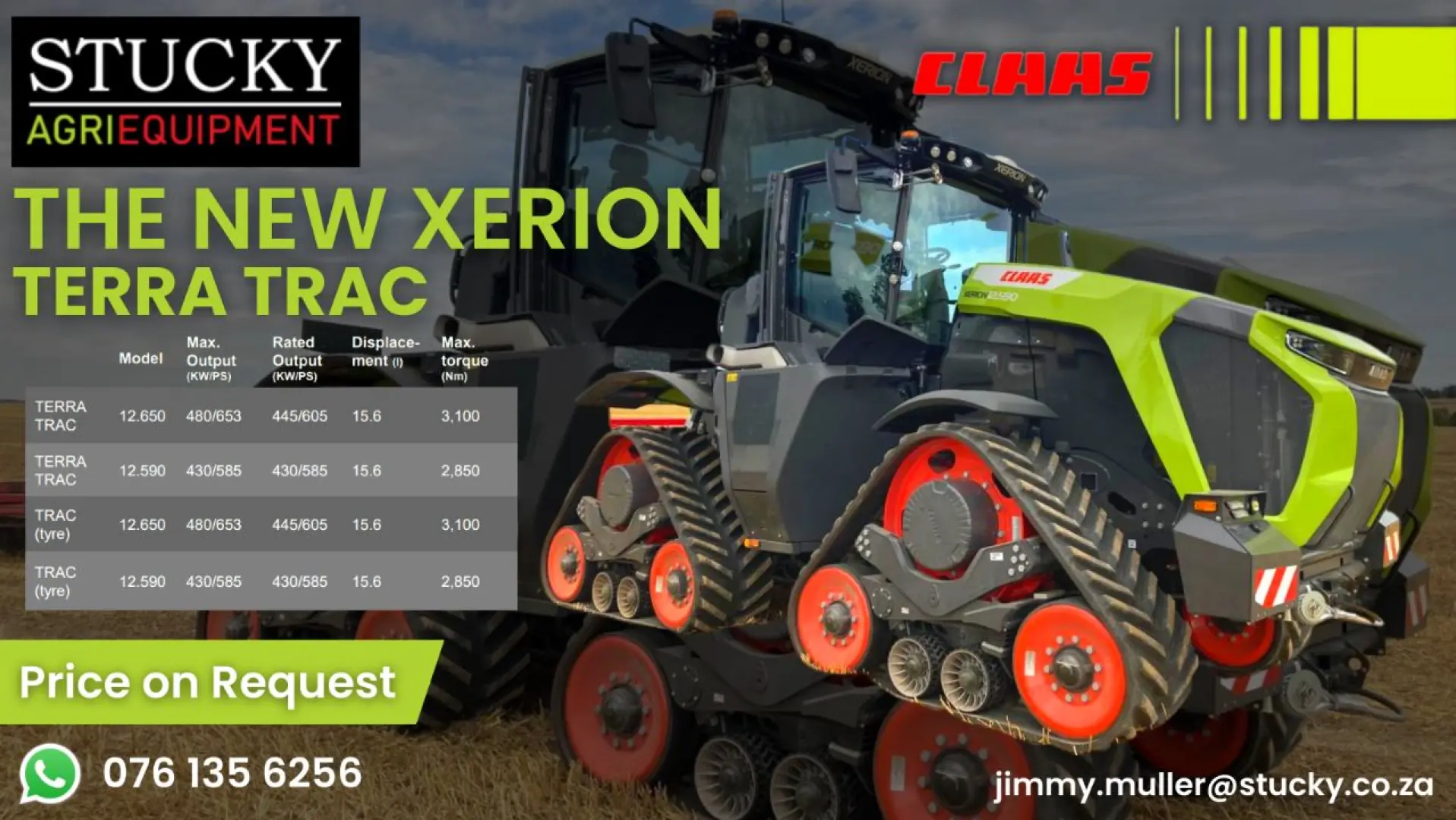 Claas Xerion Terra Trac range | Stucky Agri