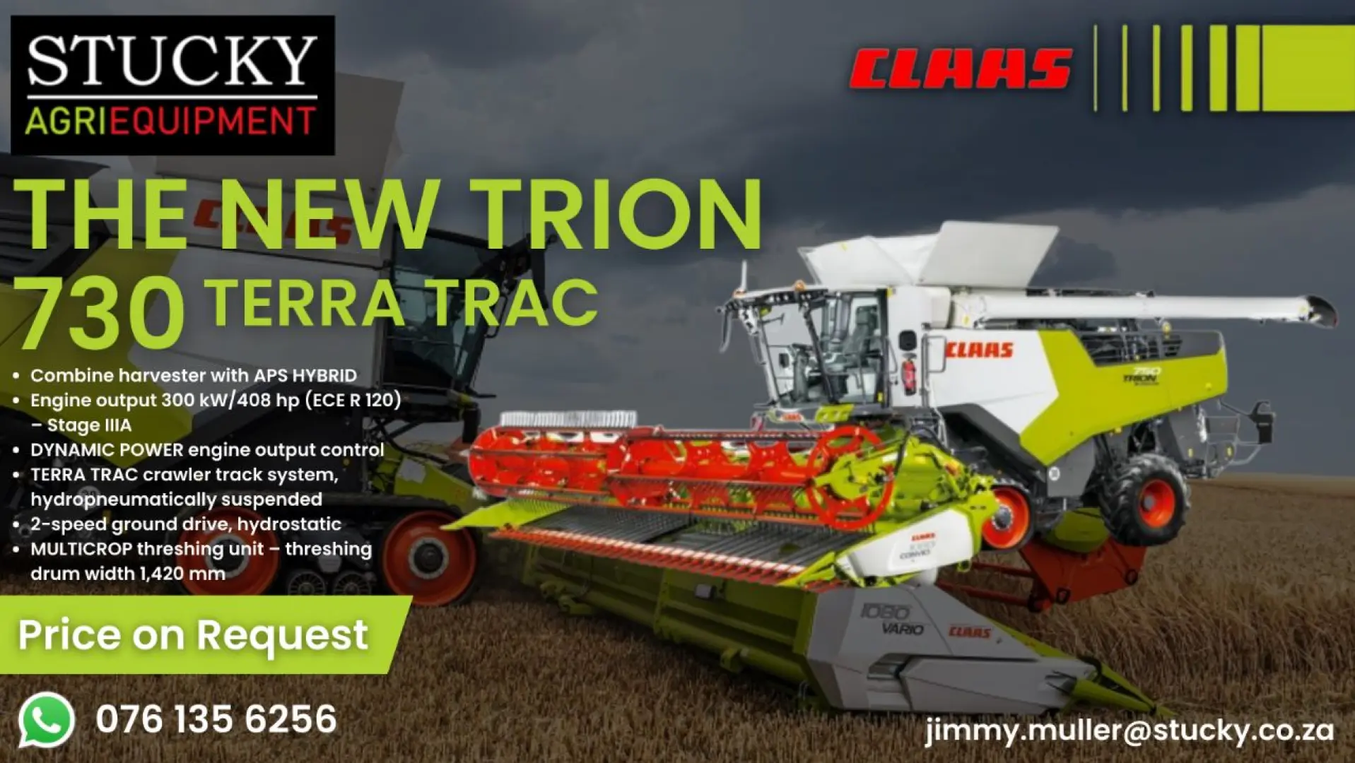 Claas Trion 730 Terra Trac | Stucky Agri