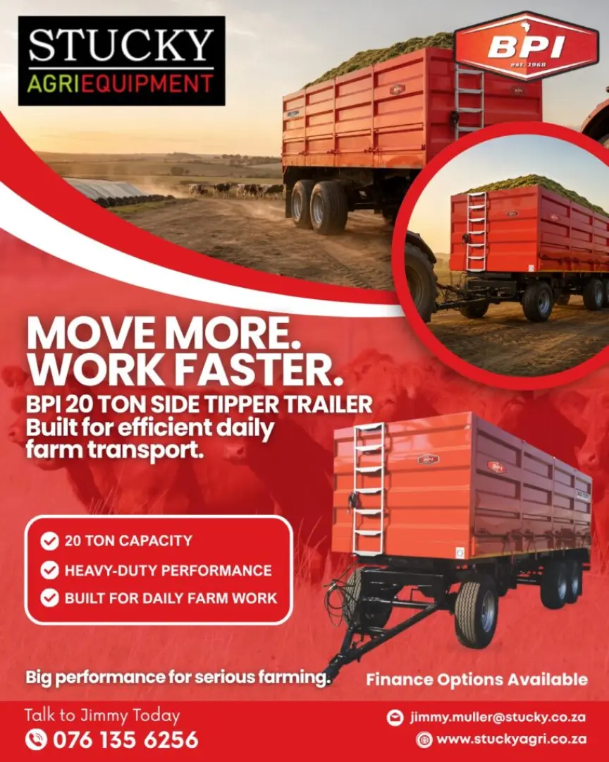BPI 20 Ton Side Tipper Trailer | Stucky Agri