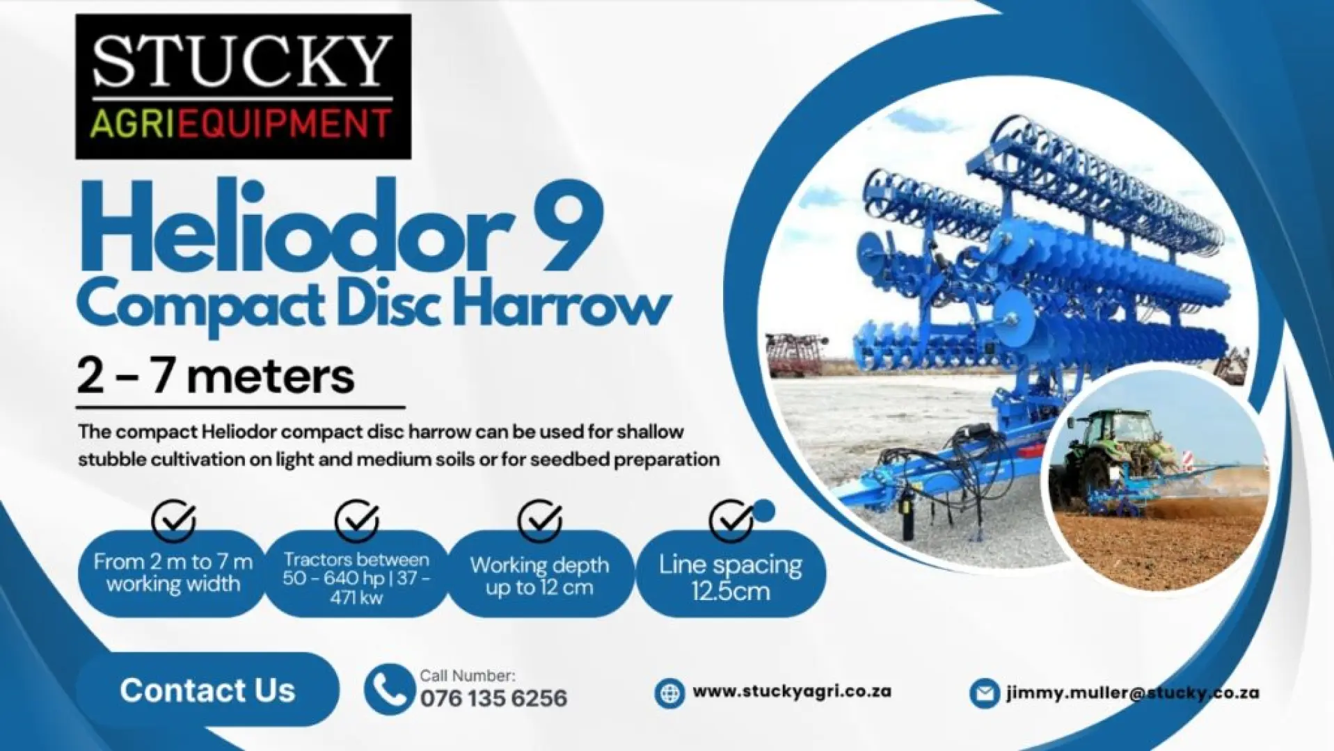 Heliodor 9 compact disc harrow | Stucky Agri