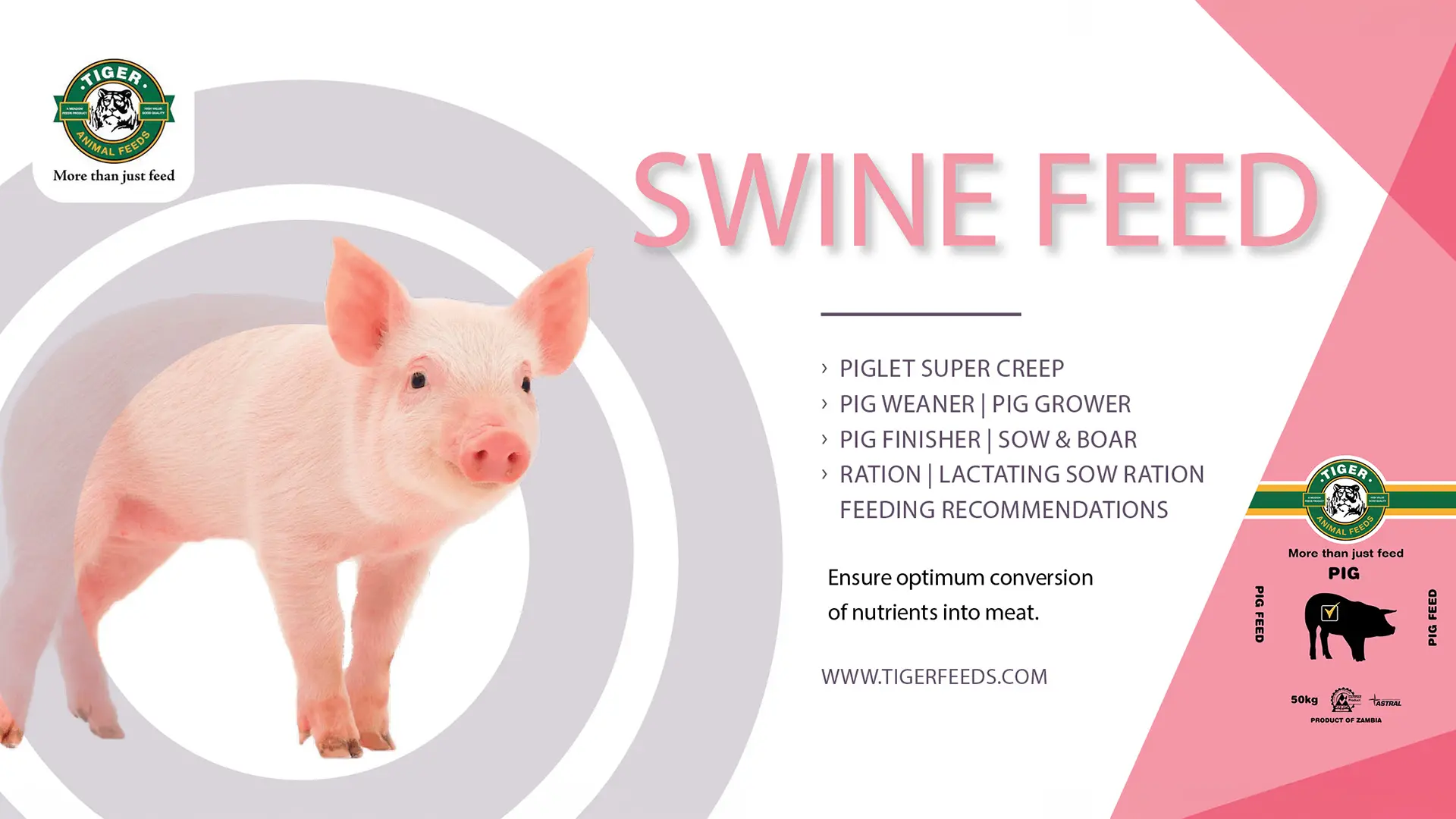 Swine feed | Tiger Animal Feeds