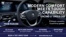 Foton Tunland G7 Single Cab | Modern comfort meets tough capability