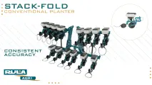 Conventional Stack-Fold Planter | Strength built for planting precision | Rula Agri