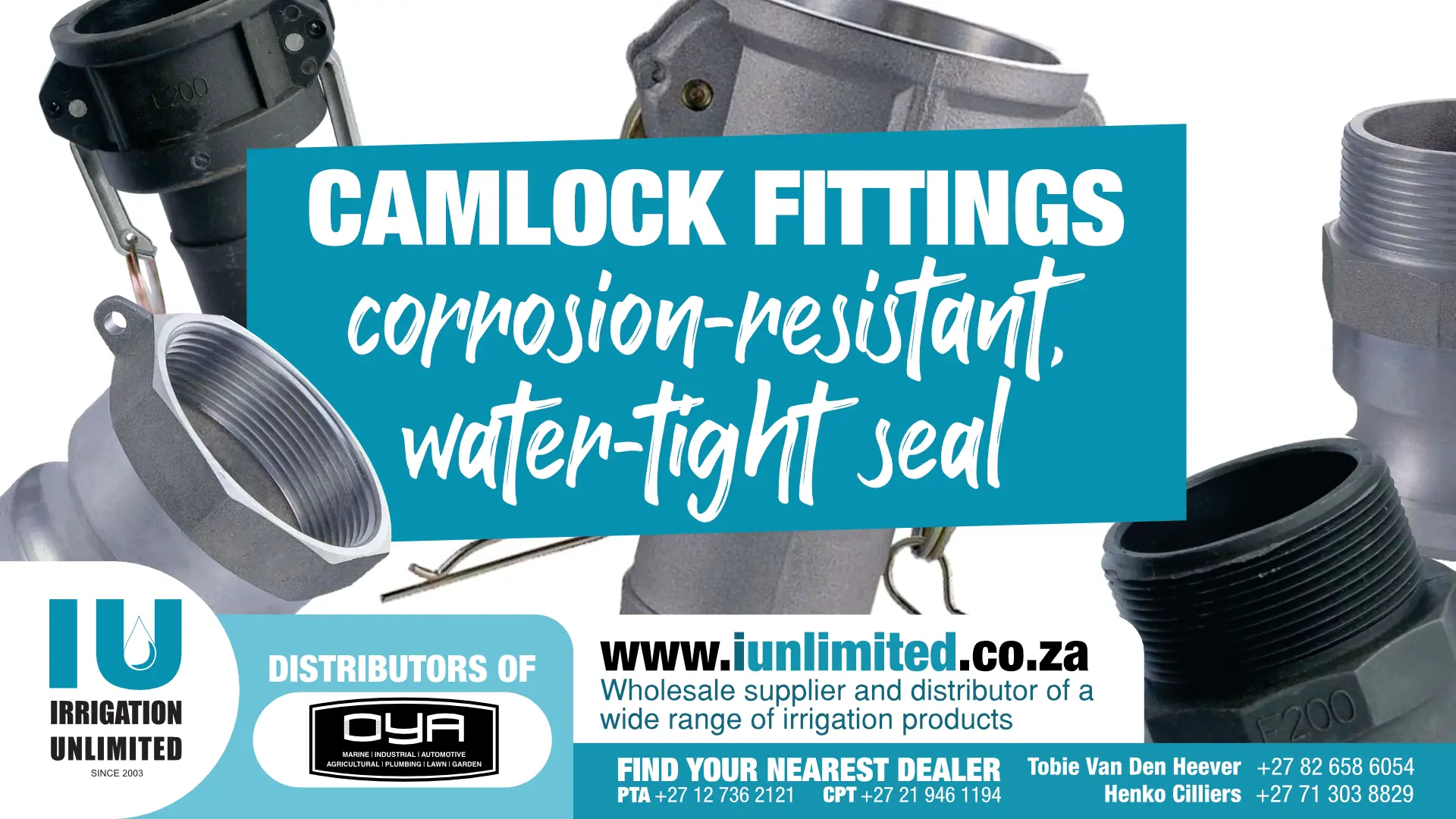 CAMLOCK fittings | Irrigation Unlimited