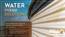Water storage solutions | Resevoirs & dam liners | RSA Grain Storage Solutions