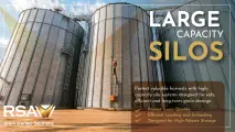 Large capacity silos | Protect your harvests with RSA Grain Storage Solutions