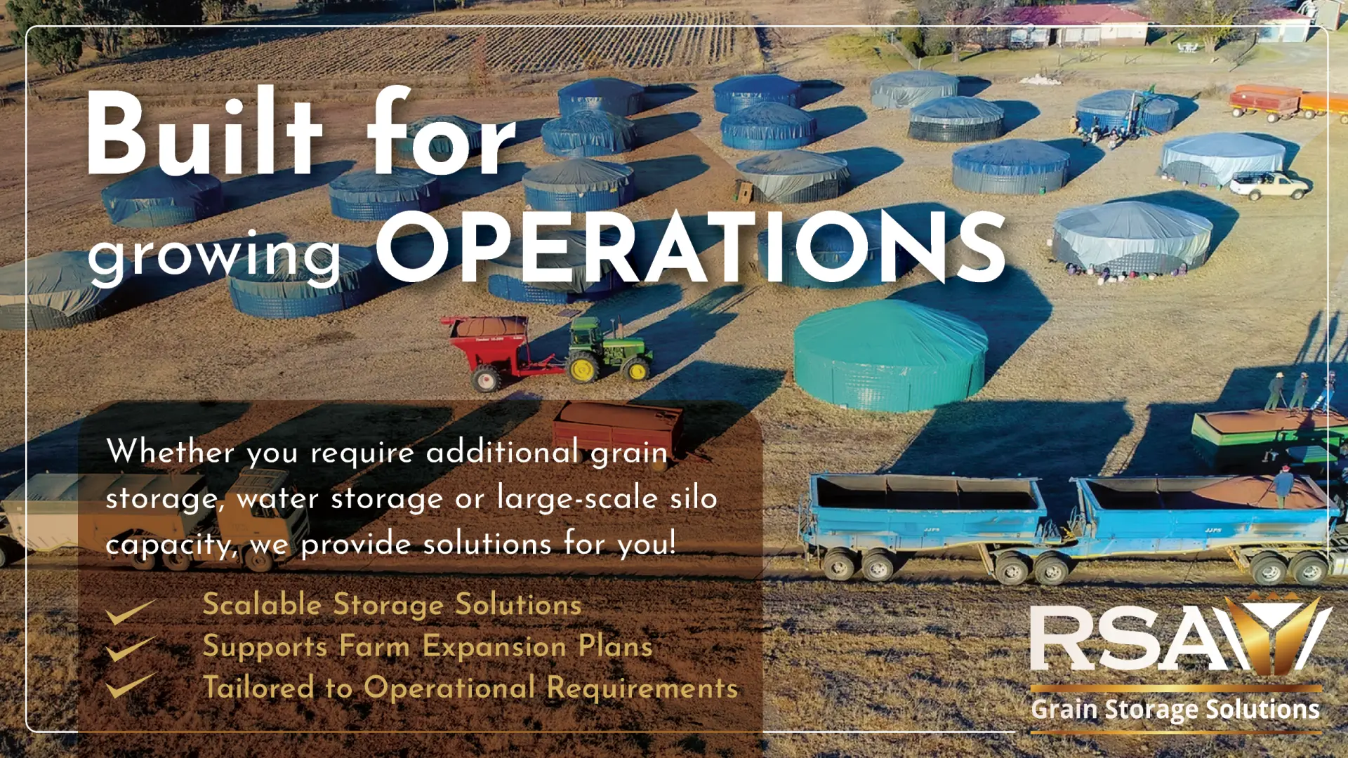 Scalable water &amp; grain storage systems | RSA Grain Storage Solutions