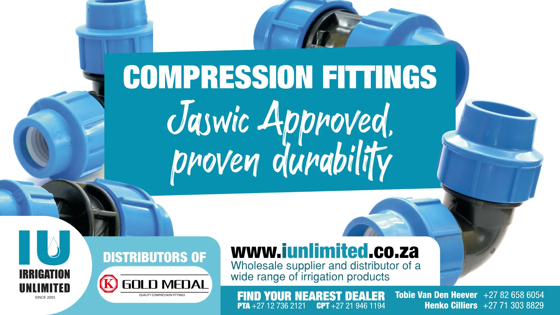 Compression fittings (JASWIC approved) | Irrigation Unlimited