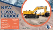 New LOVOL FR1000F EXCAVATOR |  Earthcomp 