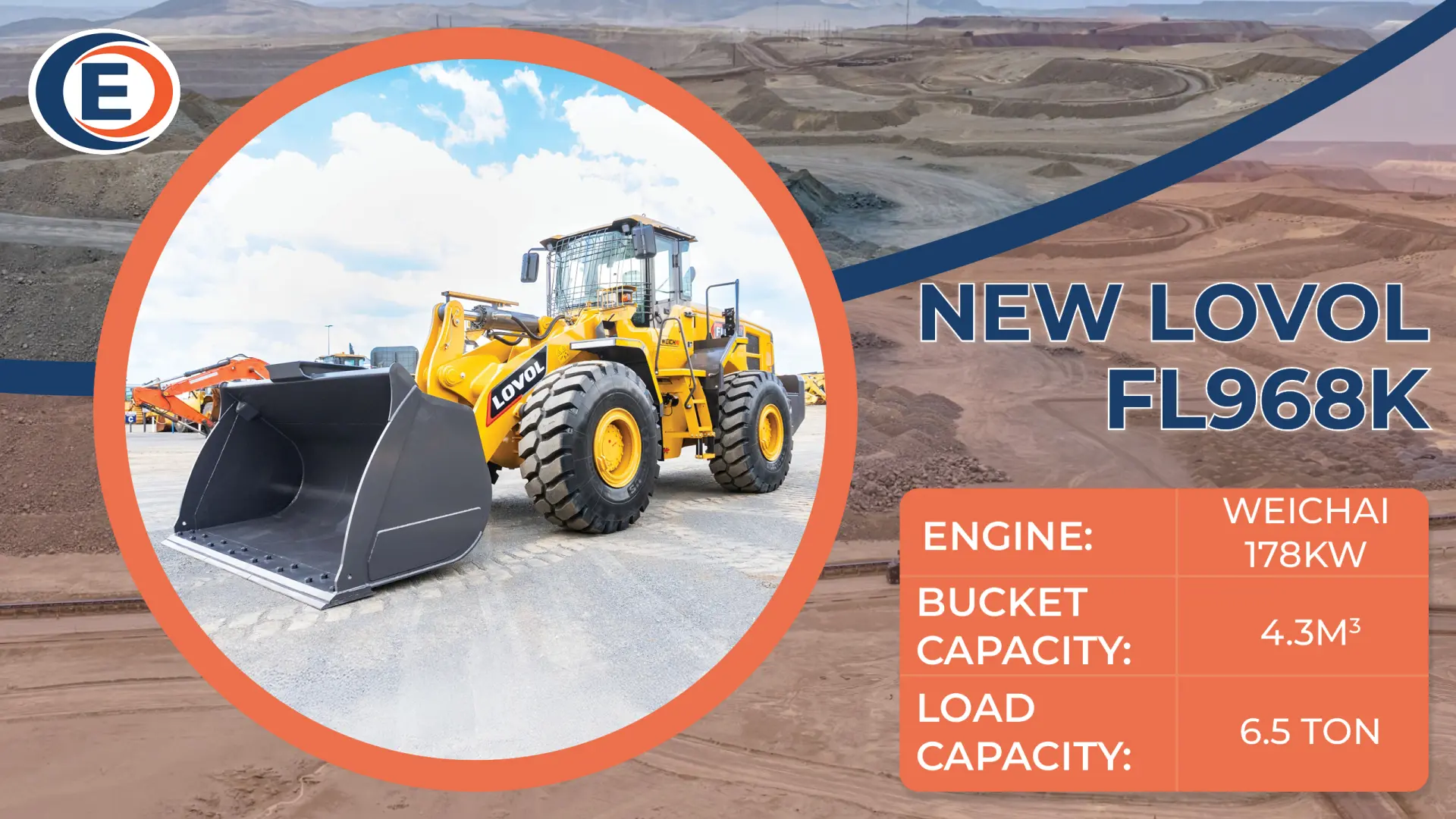 The New LOVOL FL968K Loader | Earthcomp 