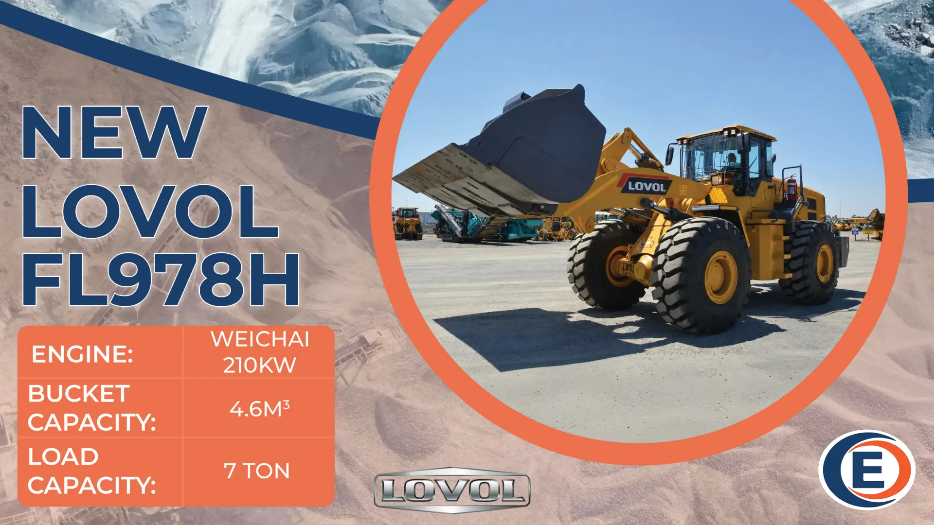 The New LOVOL FL978H Wheel Loader | Earthcomp 