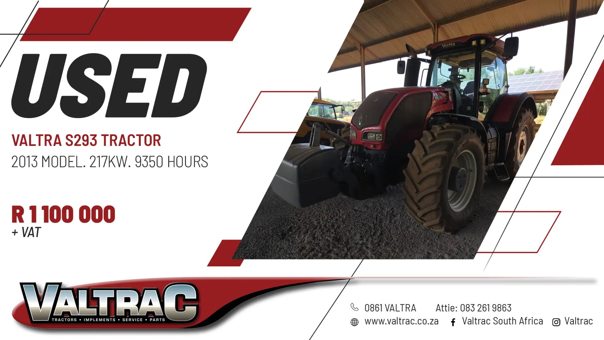 Valtra S293 Tractor | Valtrac
