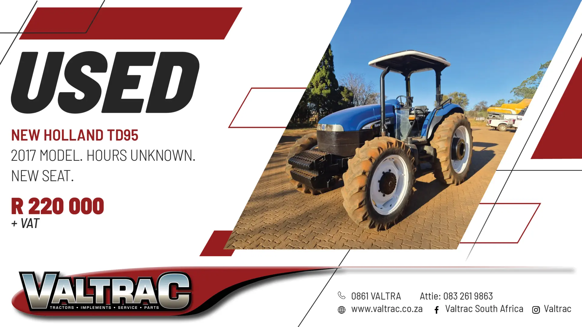 Used New Holland TD95 | Valtrac