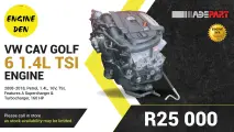 VW CAV Golf 6 1.4L TSI Engine | Engine Den