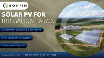 Solar PV for irrigation farms | Designed for agricultural applications | SONFIN