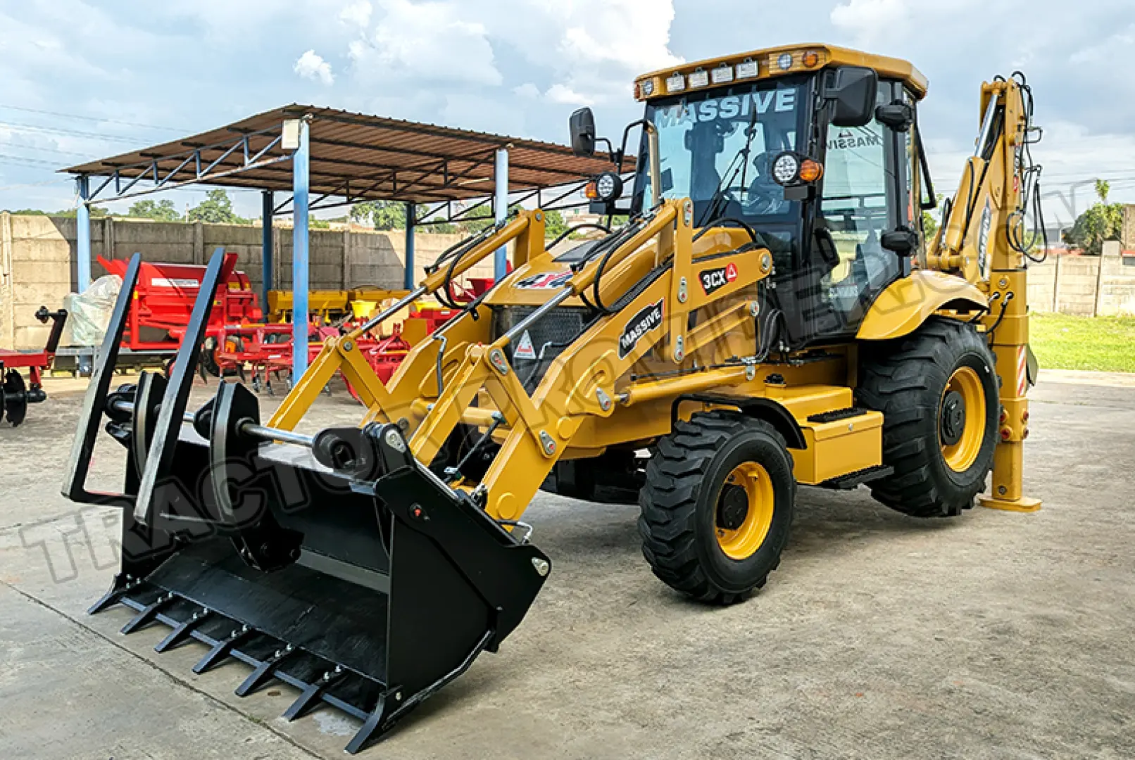 Massive 3CX (Side Shift) Backhoe Loader