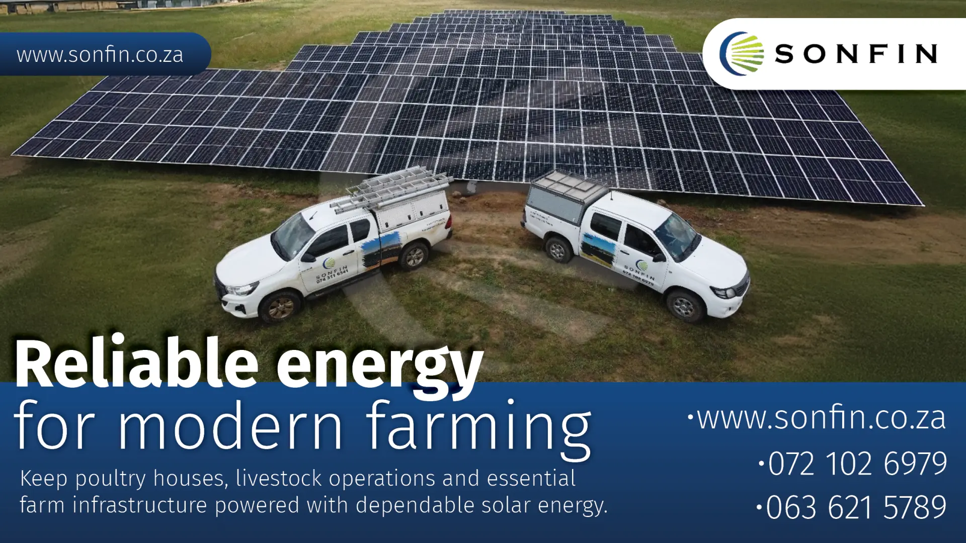 Reliable energy for modern farming | SONFIN