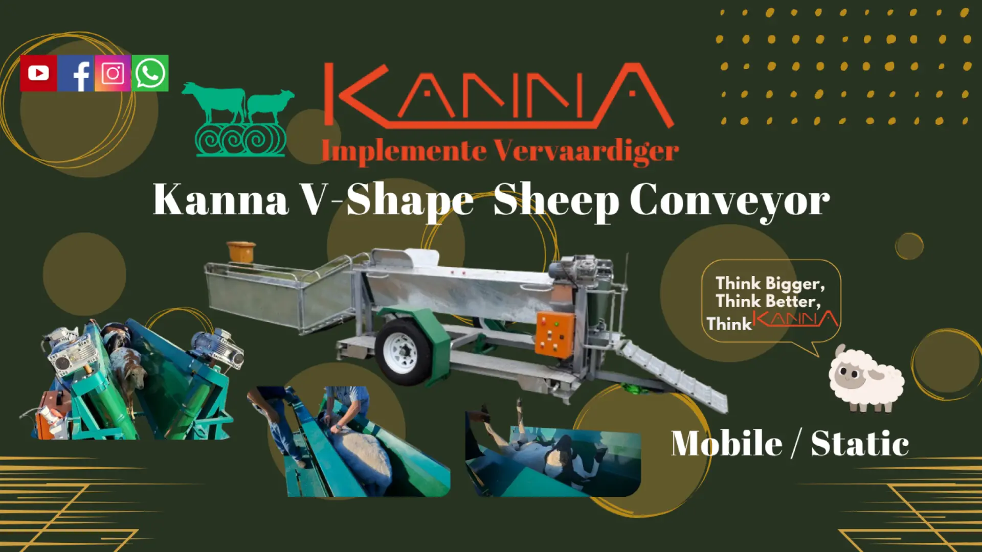 Kanna V-Shape Sheep Conveyors (Mobile/Static) | Kanna Industries