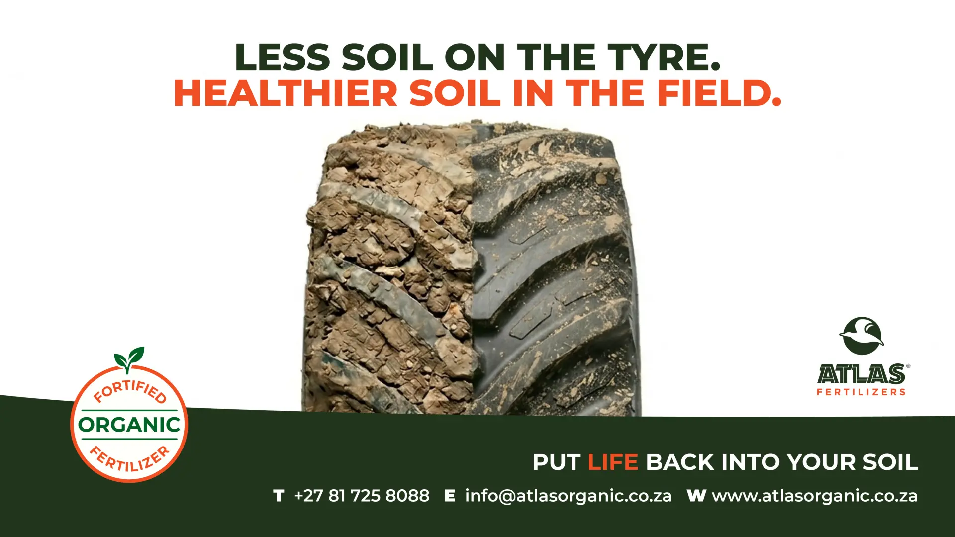 Less Soil On The Tyre | Healthier Soil in The Field | Atlas Fertilizers