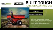 Built tough for everyday farm use | Legend CB30K Chaser Bin | Agri Afrika