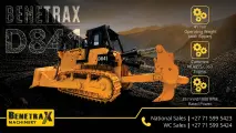Benetrax D841 Bulldozer | Powerful 41-Ton crawler dozer for heavy-duty earthmoving