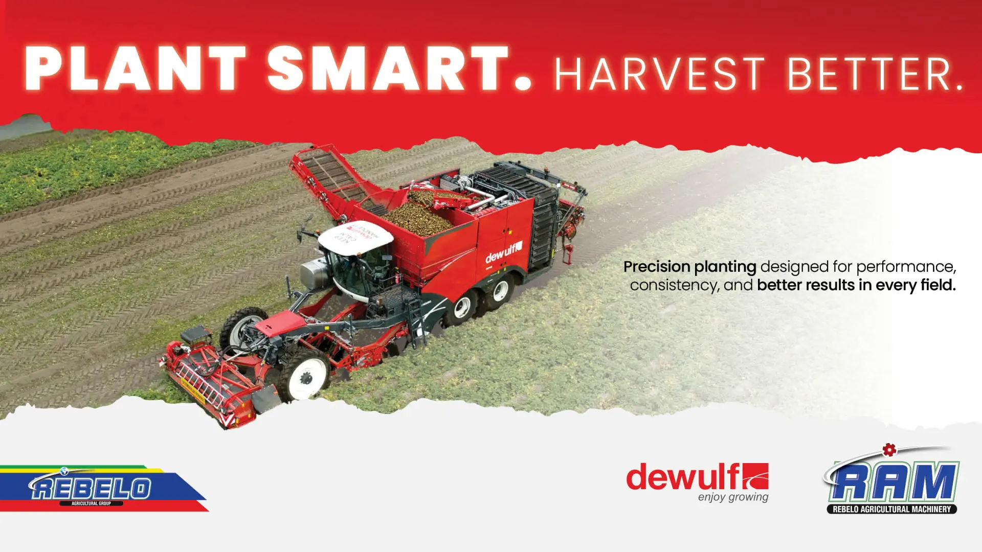 Dewulf potato planters and harvesters | Rebelo Agricultural Group