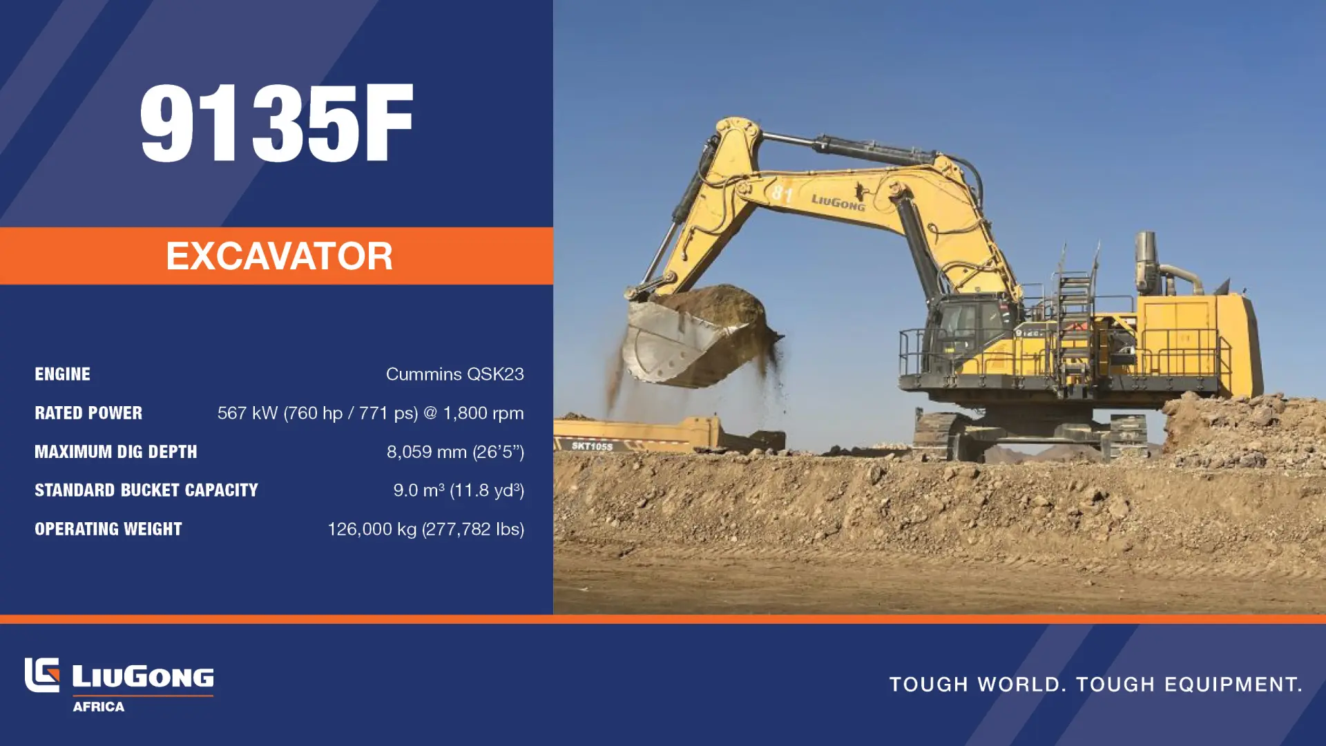 9135F Excavator | LiuGong