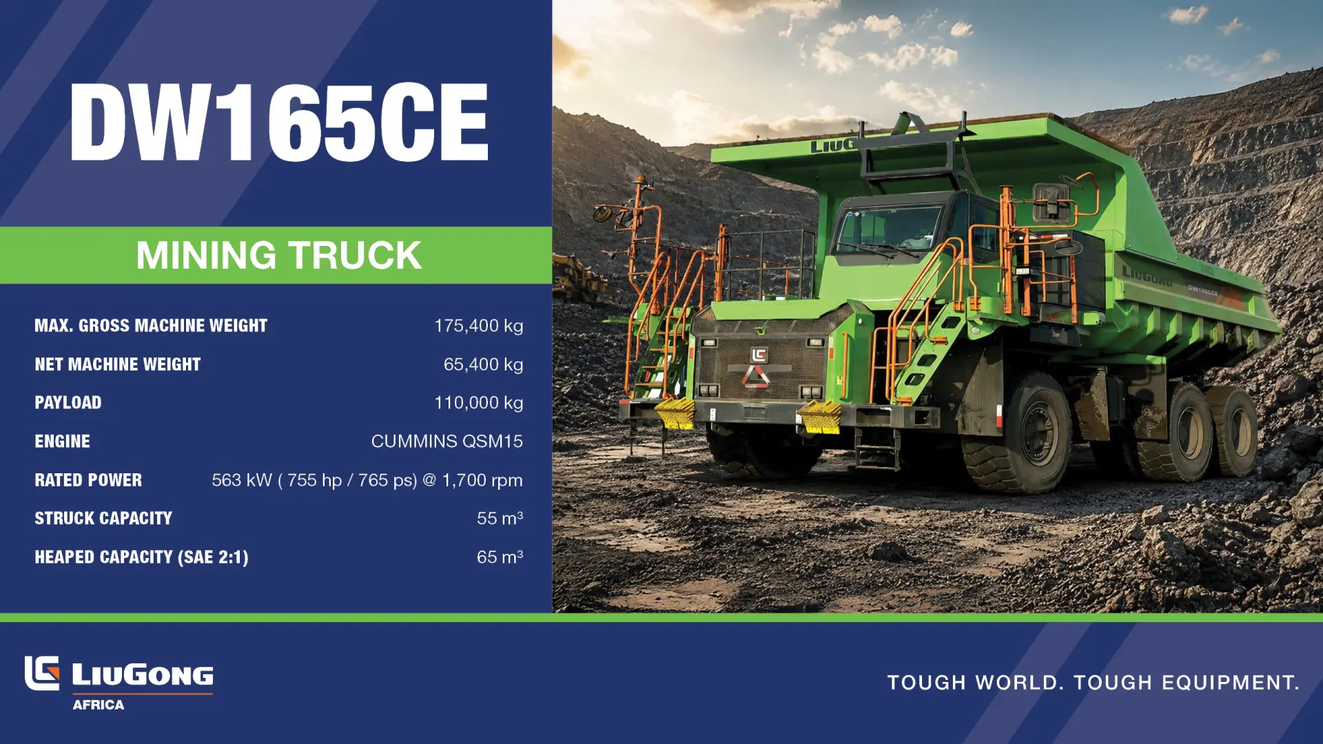 DW165CE Mining truck | LiuGong Africa