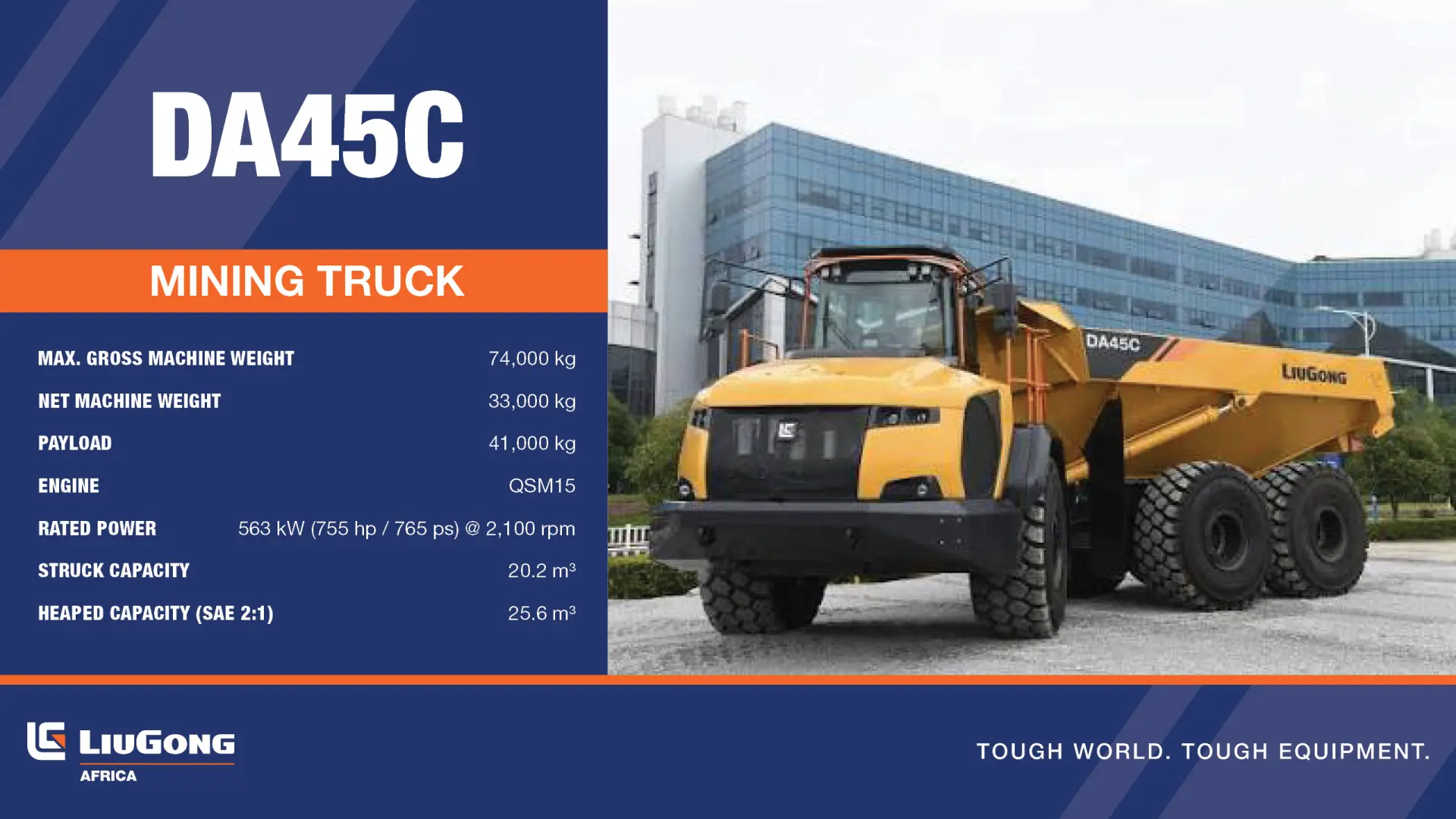 DA45C Mining truck | LiuGong Africa
