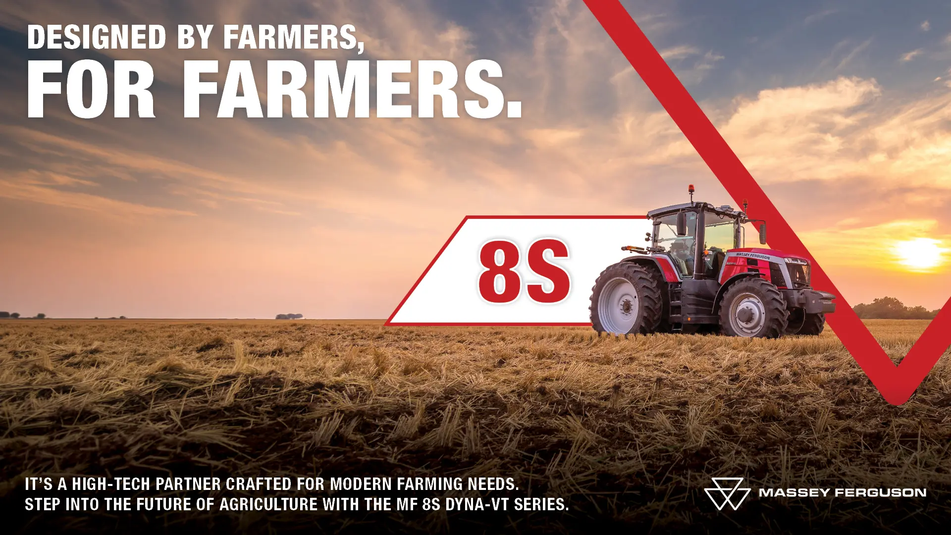 Massey Ferguson 8S Series | 205-265 hp (153-197 kW)